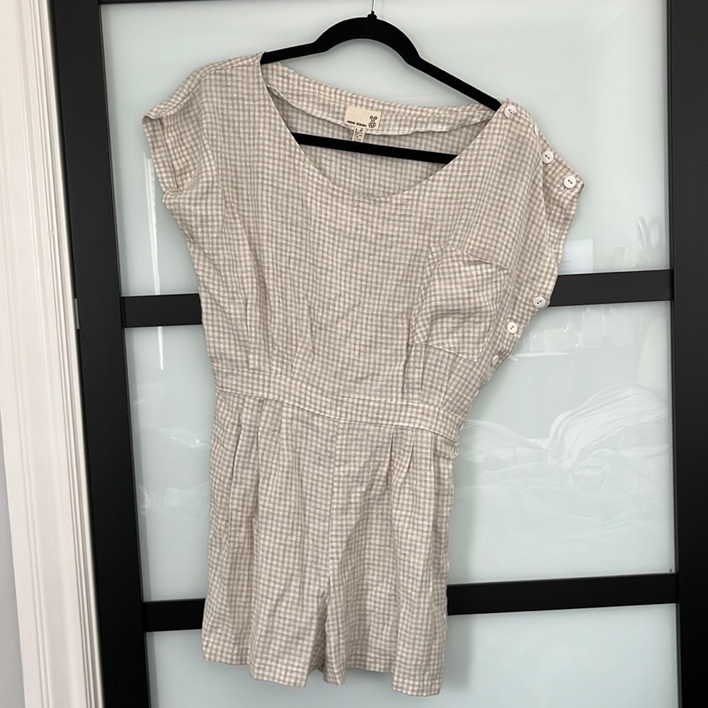 Vintage inspired Linen romper